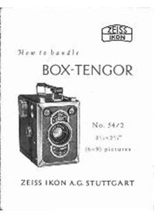 Zeiss Ikon Tengor manual. Camera Instructions.